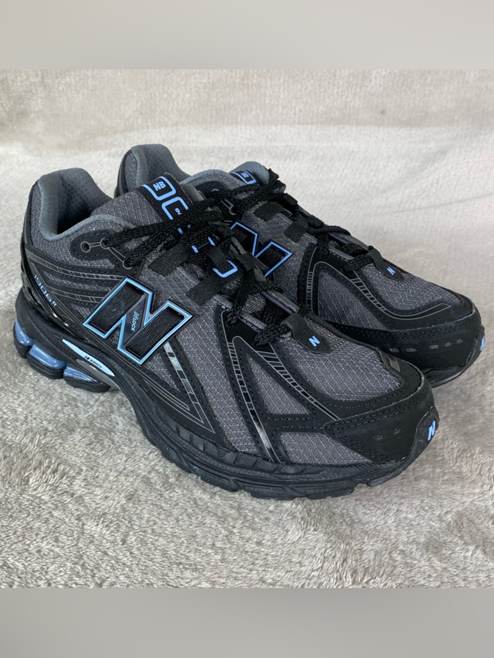 New Balance 1906R Kids Size 6 Women 7.5 Black Blue Running Shoes NEW